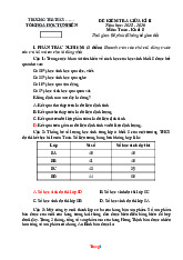 Đề Thi Giữa Học Kỳ 2 Toán 8 Cánh Diều Có Đáp Án Ma Trận Đặc Tả