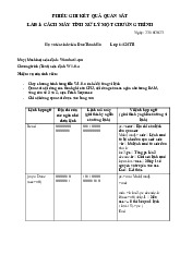 Quan sát máy tính xử lý chương trình  môn Kiến trúc máy tính | Trường đại học Mở Hà Nội