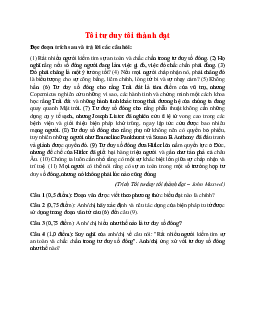 Đọc hiểu: Tôi tư duy tôi thành đạt | Ôn tập Ngữ Văn 12