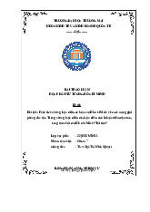 Phân tích những luận điểm cơ bản của Hồ Chí Minh về cách mạng giải phóng dân tộc | Bài thảo luận tư tưởng Hồ Chí Minh