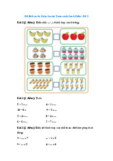 Đề thi học kỳ 1 môn Toán lớp 1 năm học 2024 - 2025 - Đề số 3 | Bộ sách Cánh diều