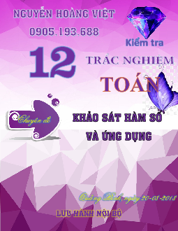 Bộ đề kiểm tra trắc nghiệm Giải tích 12 chương 1 có đáp án và lời giải chi tiết