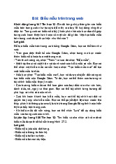 Giải SGK Tin học 12 Kết nối tri thức Bài 27: Biểu mẫu trên trang web