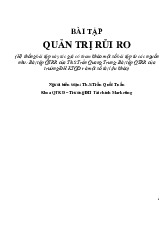 Đề cương môn Quản trị học - trường đại học kinh tế- tài chính thành phố Hồ chí minh.