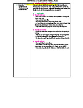 PLDC Chương 1 - Tóm tắt về Lý luận Nhà nước và Nguồn gốc của nó