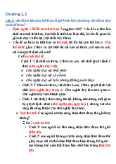 Đề cương Môn Triết học Mác - Lênin | Đại học Bách Khoa Hà Nội