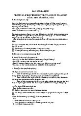 Bản Án Giả Định Về Tranh Chấp Hợp Đồng Mua Bán Hàng Hóa | Đại Học Hoa Sen