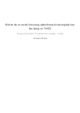 Đề cương môn Công nghệ thông tin - Trường Đại học lao động -  xã hội.