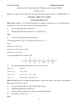 Giải bài tập chương 1 full | Đại học Kinh tế Quốc dân