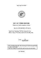 Hồ sơ tình huống Tranh chấp hợp đồng tín dụng | Học viện Tư pháp