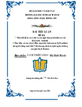 Bài tiểu luận môn Lập trình Windows | Trường Đại học Sư phạm Thành phố Hồ Chí Minh