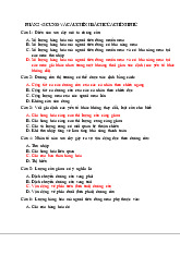 Câu hỏi trắc nghiệm Phần 2+3: Cung và Cầu Chính Sách của Chính Phủ môn Kinh tế vi mô | Trường Đại học Kinh Tế Quốc Dân