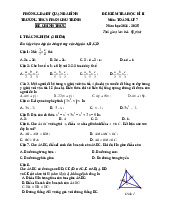 Đề học kì 2 Toán 7 năm 2024 – 2025 trường THCS Phan Chu Trinh – Hà Nội