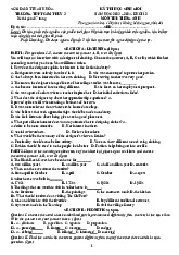 [TỔNG HỢP] Đề cương ôn tập Tiếng Anh hsg | Trường Đại học Hồng Đức