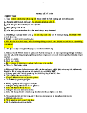 Bài tập kinh tế vĩ mô Chương 1 - Chương 9| Kinh tế vĩ mô | Trường Đai học kinh tế Thành phố Hồ Chí Minh