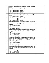 Câu hỏi trách nhiệm pháp lý và vi phạm pháp luật môn Pháp luật đại cương | Trường đại học Mở Hà Nội