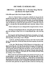 Chương 6: Vấn đề dân tộc và tôn giáo trong thời kỳ quá độ lên chủ nghĩa xã hội môn Scientific socialism | Đại học Đồng Tháp