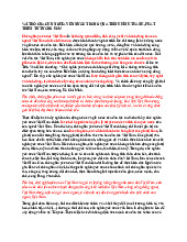 Vai trò của chủ nghĩa yêu nước trong quá trình hình thành và phát triển tư tưởng Hồ Chí Minh