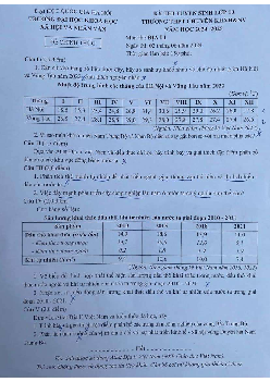 Đề thi tuyển sinh vào 10 môn Địa Lí của Trường THPT Chuyên KHXH&NV năm học 2024 - 2025