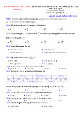 Đề tham khảo giữa kì 1 Toán 11 năm 2024 – 2025 trường THPT Thuận Thành 1 – Bắc Ninh