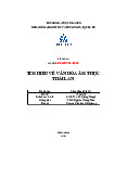 Tìm hiểu về vấn đề và văn hóa ẩm thực thái lan - Tiểu luận | Đại học Hoa Sen