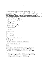Các dạng bài tập kinh tế chính trị | Kinh tế chính trị | Đại học Ngoại thương