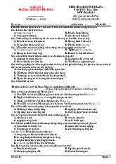 Kiểm tra chuyên đề lần 2 địa lý 12