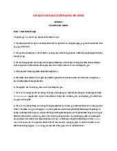 Nội Quy Khu Dân Cư Đô Thị Phú Mỹ Hưng