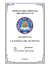 Chứng minh thắng lợi cuộc Cách mạng Tháng 8 năm 1945 là kết quả đấu tranh 15 năm của nhân dân Việt Nam dưới sự lãnh đạo của Đảng Cộng sản Việt Nam | Bài thảo luận Lịch sử Đảng Cộng sản Việt Nam