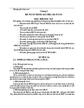 Bài giảng Môn Kế toán thuế | Đại học Kinh tế và Quản trị kinh doanh, Đại học Thái Nguyên