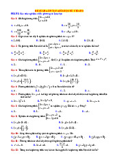 Đề Cương Ôn Tập Giữa Học Kỳ 1 Toán 9 Năm Học 2025-2026 Có Đáp Án