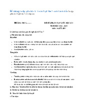 Đề cương ôn tập giữa học kì 1 môn Ngữ văn 7 sách Cánh diều