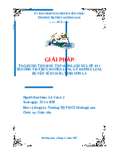Tài liệu sưu tầm. Giải pháp hứng thú học tập môn lịch sử