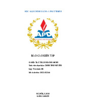 Báo cáo Kiến Tập Tình Hình Tài Chính Công Ty Cổ Phần MISA 2017-2019 | Môn Báo cáo tài chính - Học viện Chính sách và Phát triển