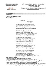 Đề thi thử tốt nghiệp THPT 2025 môn Ngữ văn cụm số 4, Hải Dương