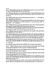 Bài tập ôn tập cuối kỳ - Cấu trúc dữ liệu - Học Viện Kỹ Thuật Mật Mã