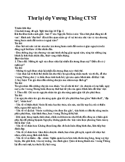 Soạn bài Thư lại dụ Vương Thông CTST