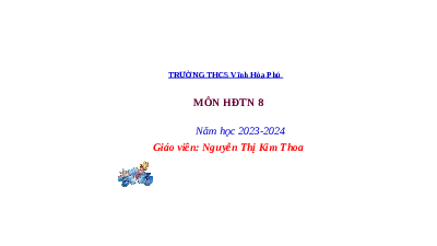 Giáo án điện tử Hoạt động trải nghiệm 8 Chủ đề Người tiêu dùng thông thái - Kết nối tri thức