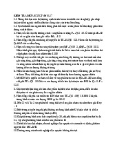 Kiểm tra giữa kì kinh tế vĩ mô K47 | Đại học Kinh tế Thành phố Hồ Chí Minh