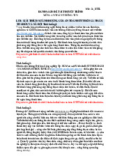Danh sách đề tài thuyết trình An toàn thông tin | An toàn thông tin | Đại học Công nghiệp Thành phố Hồ Chí Minh