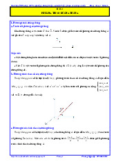 Trắc nghiệm và tự luận chủ đề phương trình đường thẳng trong không gian