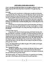 Ôn Tập Lý Thuyết Chủ Nghĩa Xã Hội Khoa Học CHXH101. Môn Chủ nghĩa xã hội khoa học (UET) | Trường Đại học Công nghệ, Đại học Quốc gia Hà Nội.