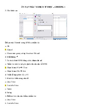 Ôn tập trắc nghiệm tin học - chương 1 | Tin Học 4