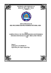 Nghiên Cứu Yếu Tố Quyết Định Mục Đích Sống Sinh Viên | Bài thảo luận Phương pháp nghiên cứu khoa học