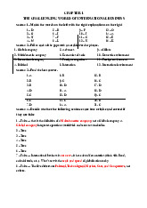 Chapter 1  The challenging world of international business môn English  | Trường Đại học Kinh Tế Quốc Dân