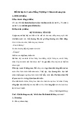 Đề thi cuối học kỳ 2 môn Tiếng Việt lớp 2 năm học 2024 - 2025 - Đề số 5 | Bộ sách Chân trời sáng tạo