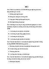 TOP Câu hỏi Trắc nghiệm Môn Văn hóa doanh nghiệp | Đại học Công Đoàn