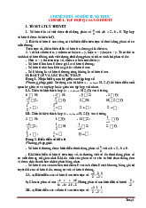 Các Dạng Toán Đại Số 7 Học Kỳ 1 Có Lời Giải