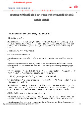 Chương 7: Vấn đề gia đình trong thời kỳ quá độ lên chủ nghĩa xã hội môn Chủ nghĩa xã hội khoa học | Trường Đại học Tôn Đức Thằng