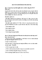 Đề cương ôn tập môn Kinh tế chính trị Mác -Lênin   | Học viện Nông nghiệp Việt Nam